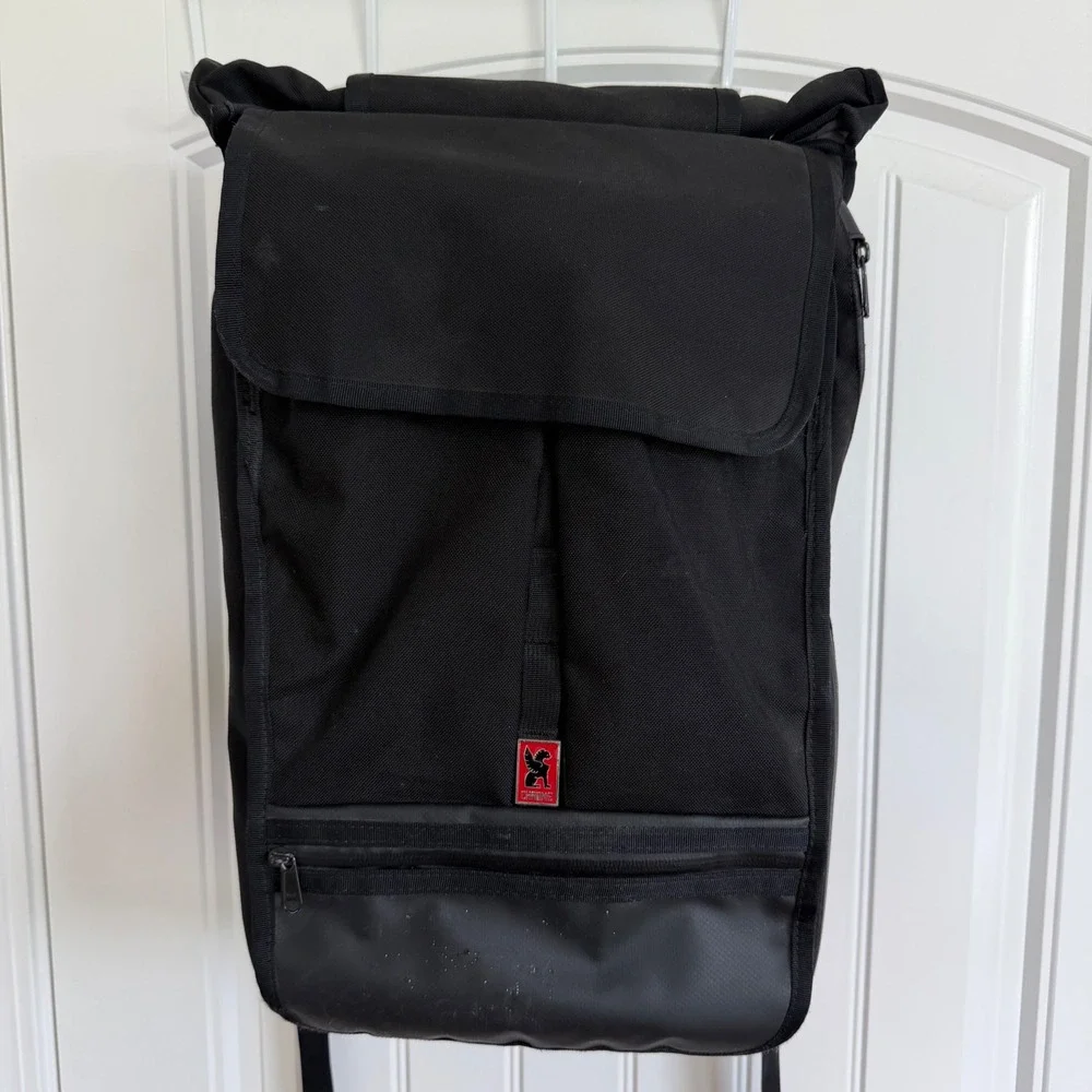 Chrome Industries Roll Top Laptop Backpack Black